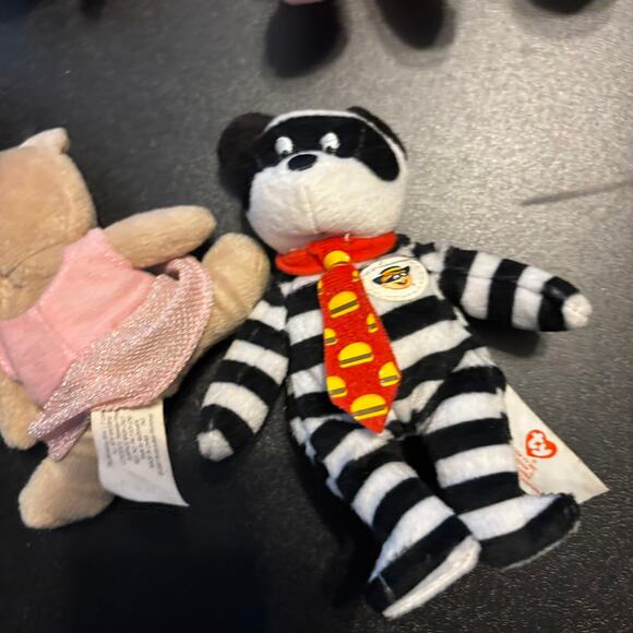 Lot of 9 Mini Plush Toys Build-A-Bear BABW, McDonald’s Hamburglar, GUND & More - Picture 9 of 9